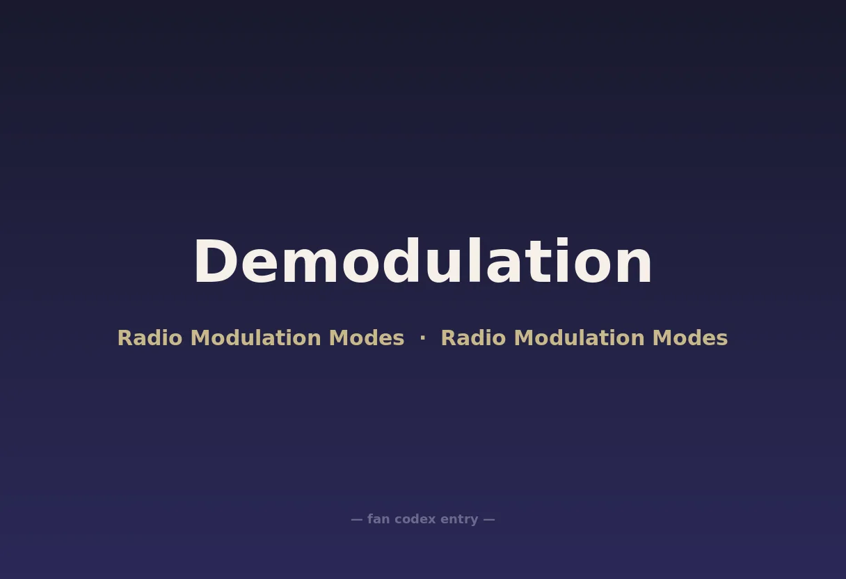 Demodulation