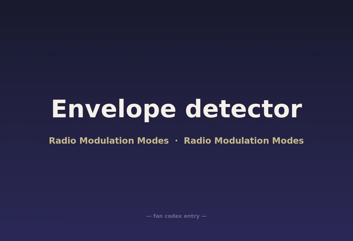 Envelope detector