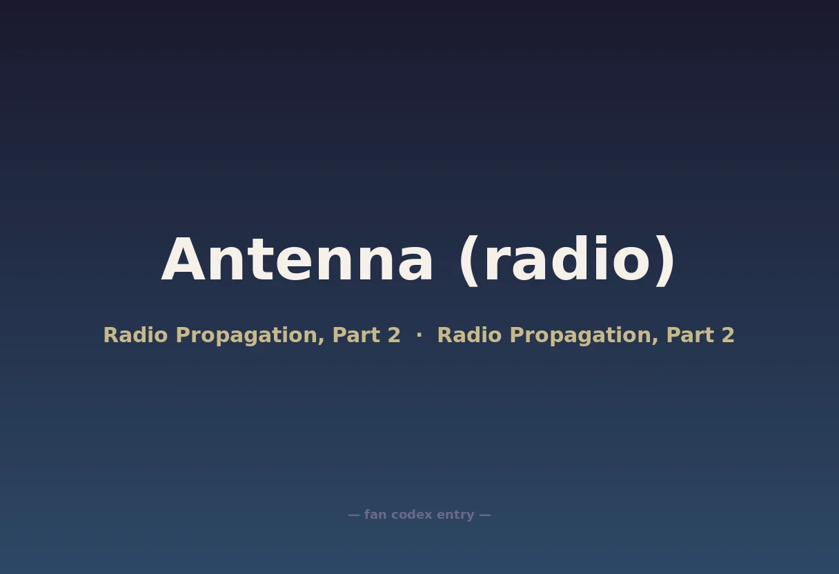 Antenna (radio)