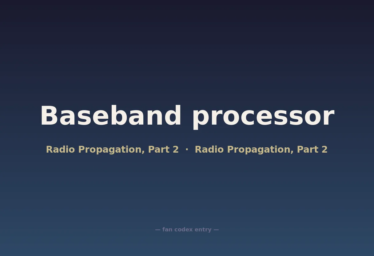 Baseband processor