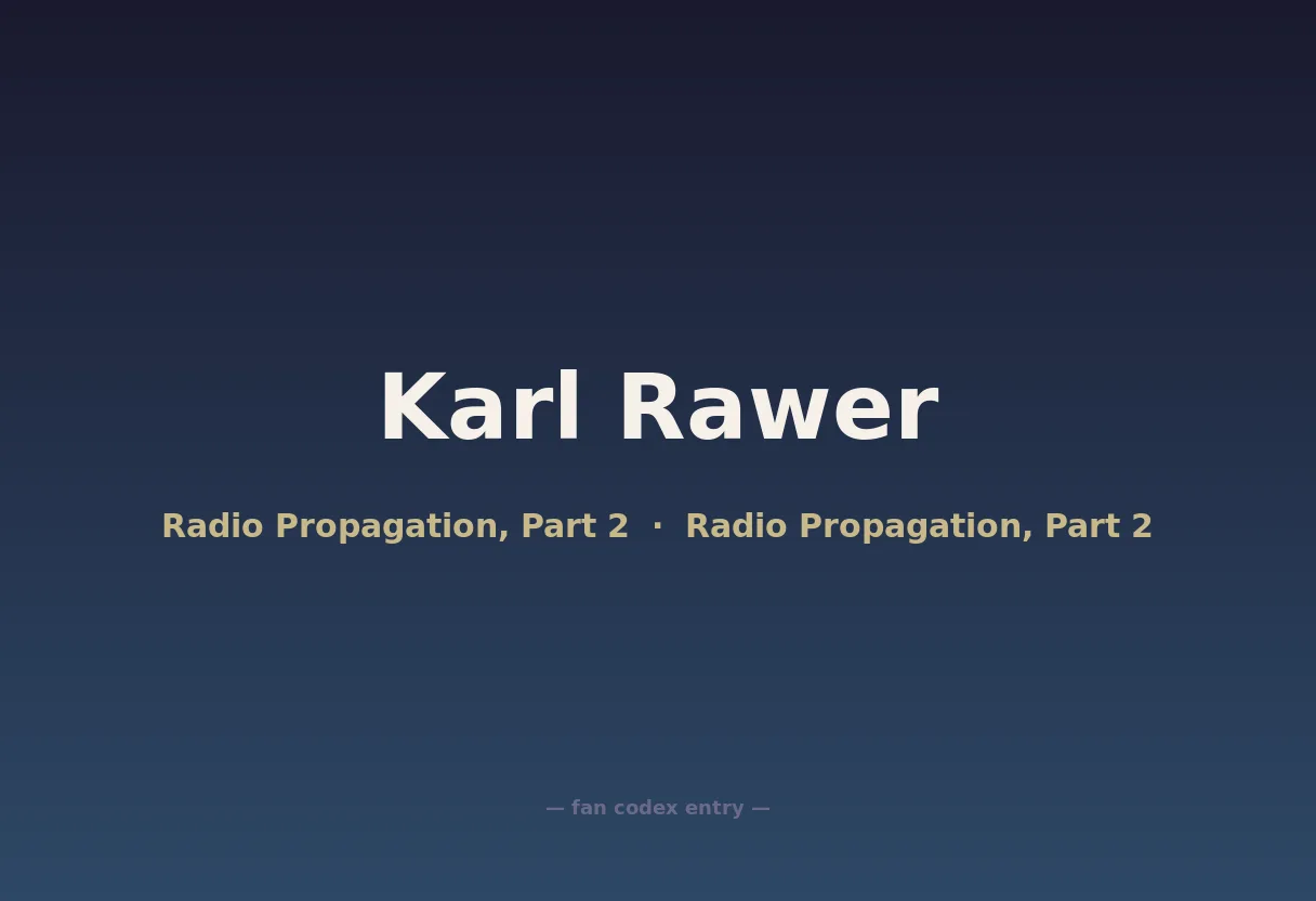 Karl Rawer