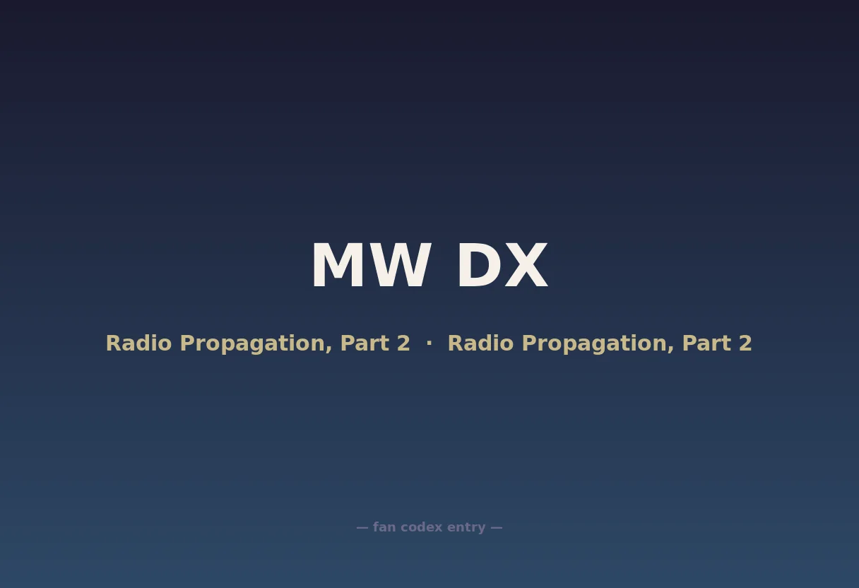 MW DX