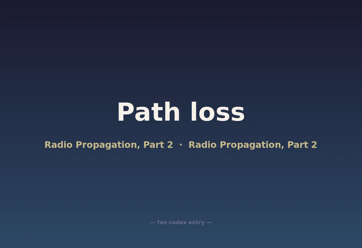 Path loss