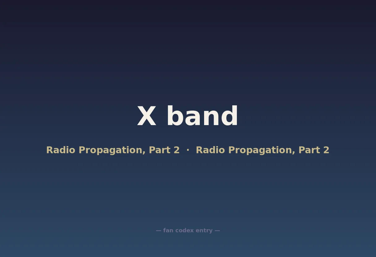 X band