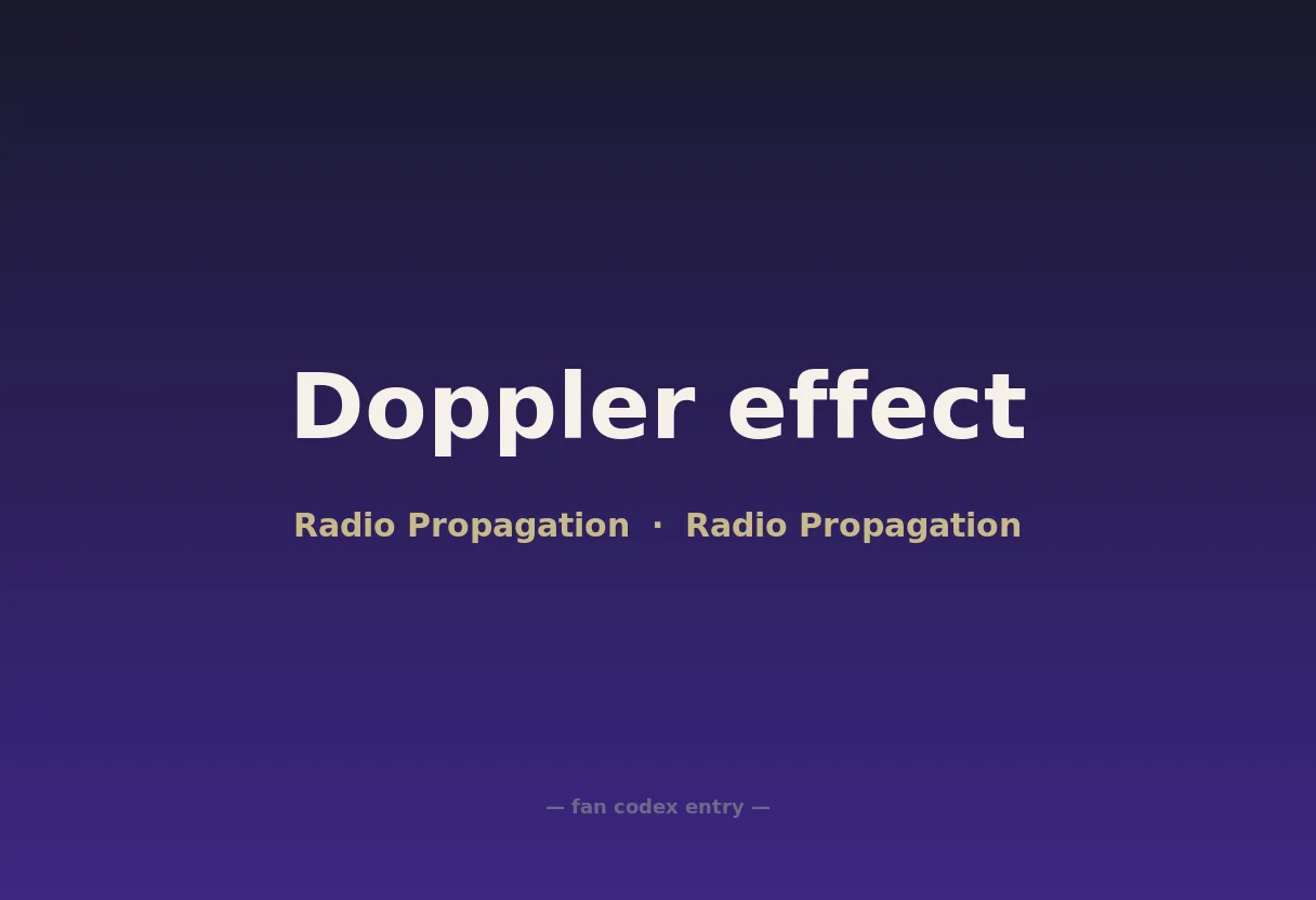 Doppler effect