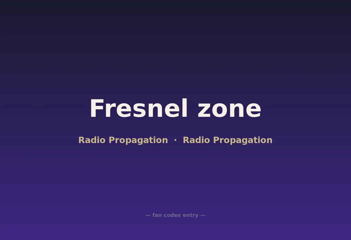 Fresnel zone