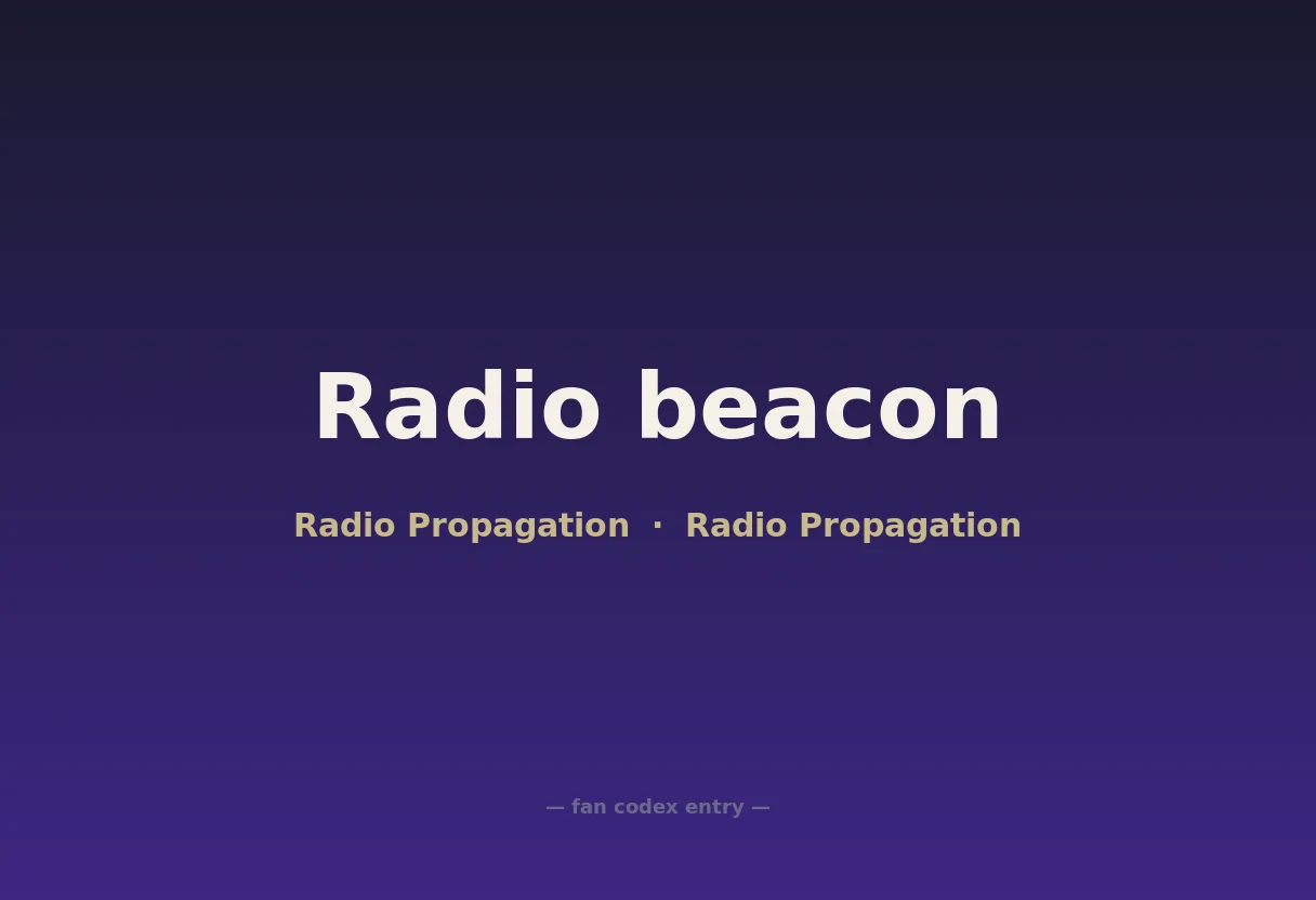 Radio beacon