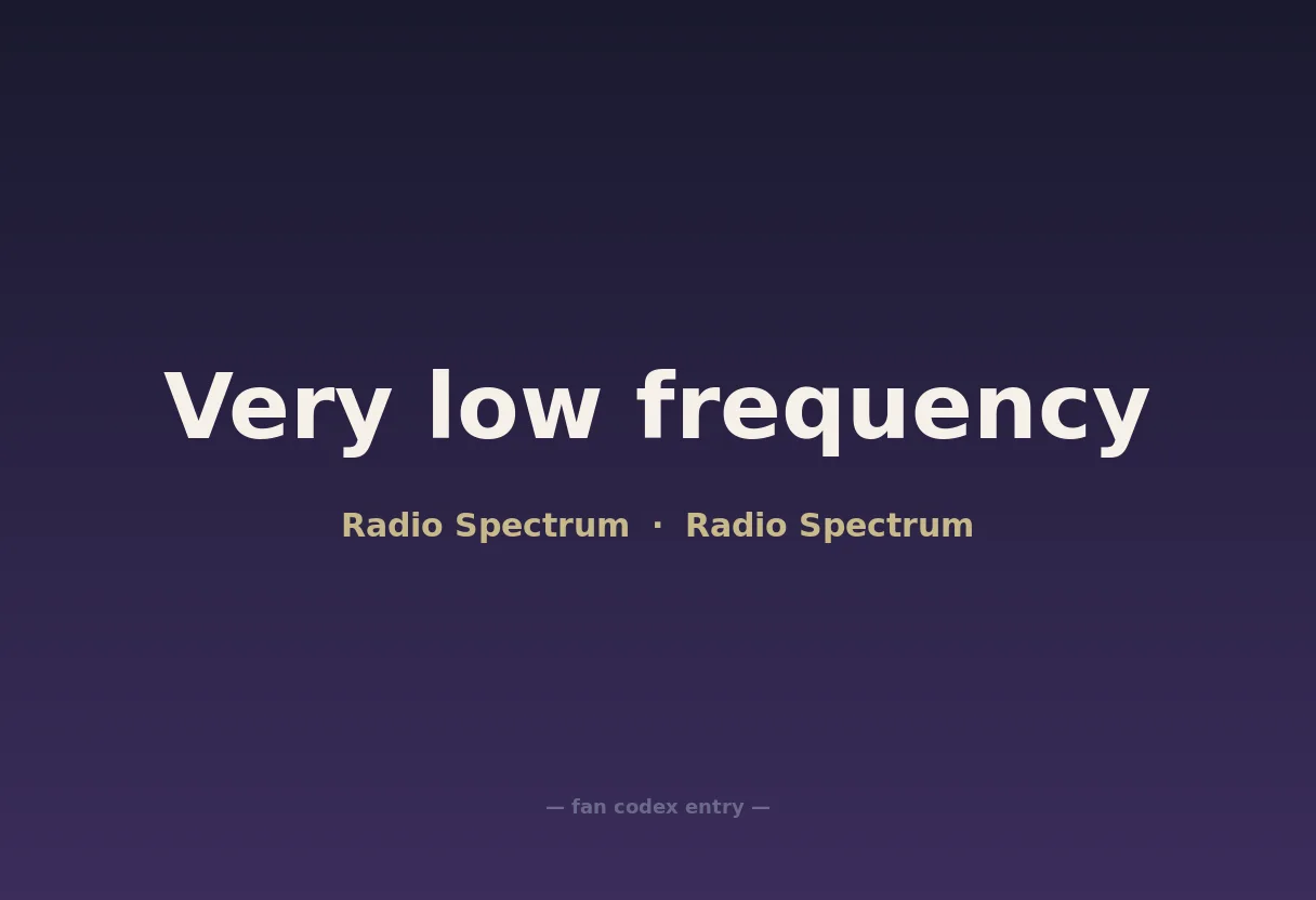 Very low frequency