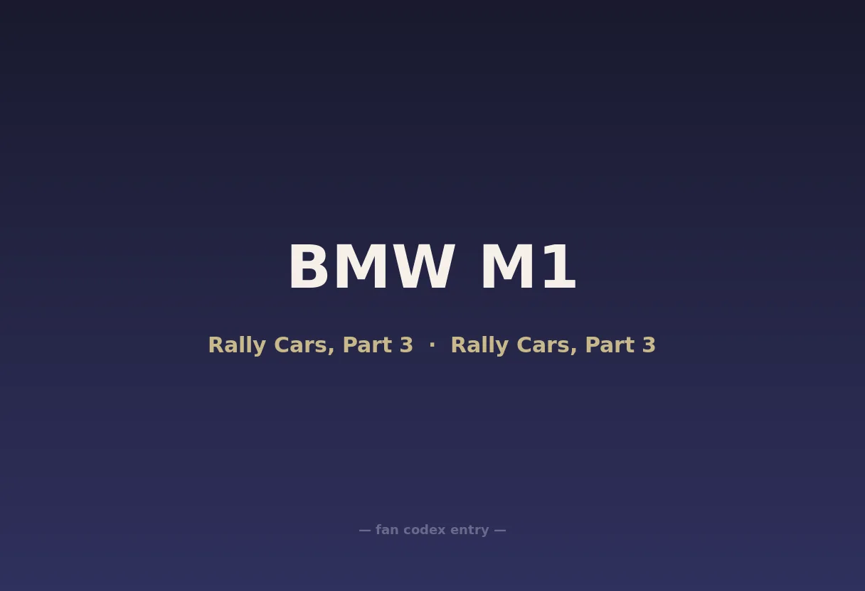 BMW M1