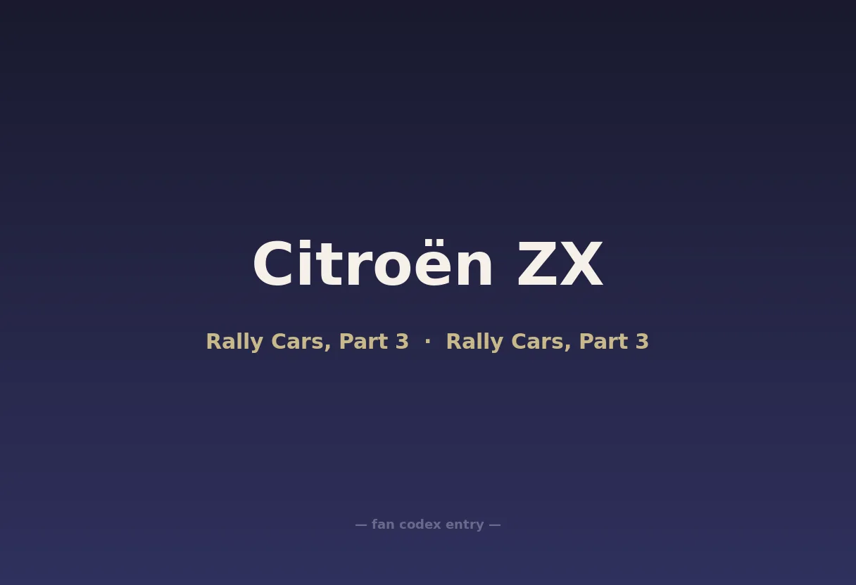 Citroën ZX