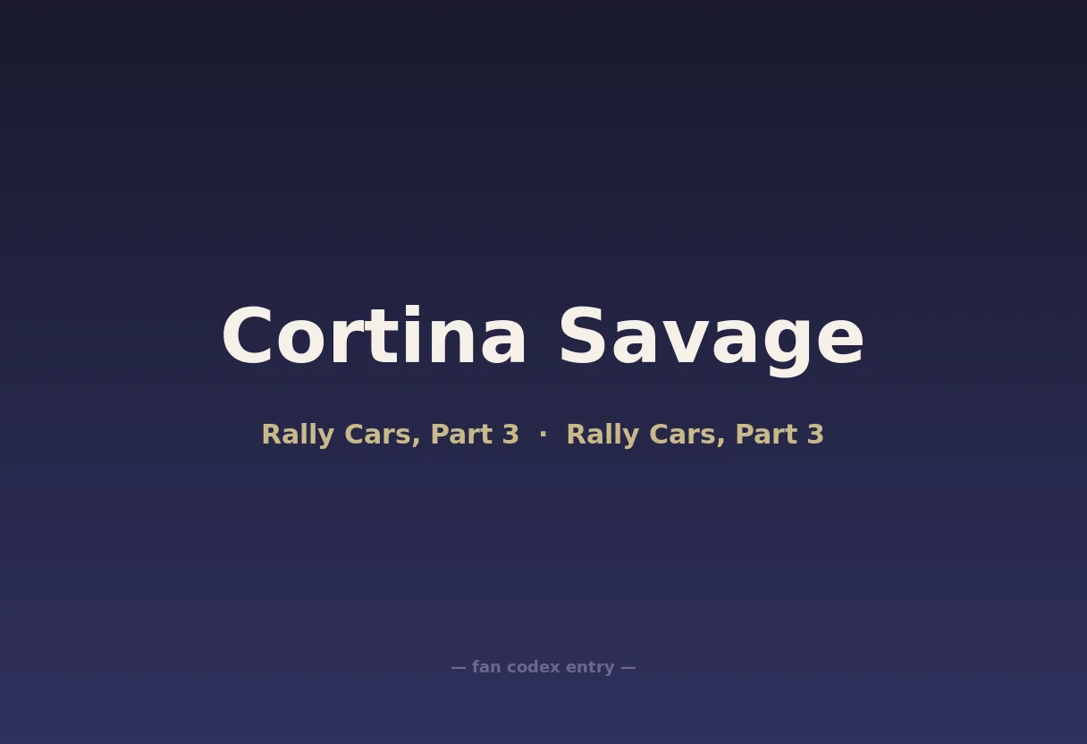 Cortina Savage