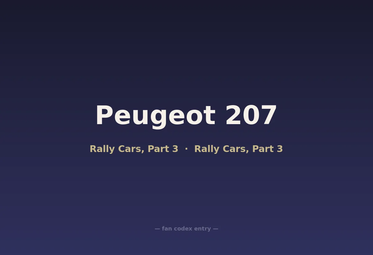 Peugeot 207
