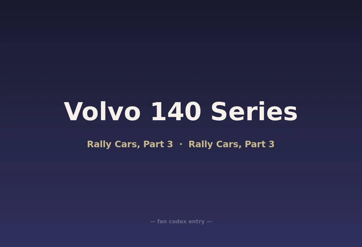 Volvo 140 Series