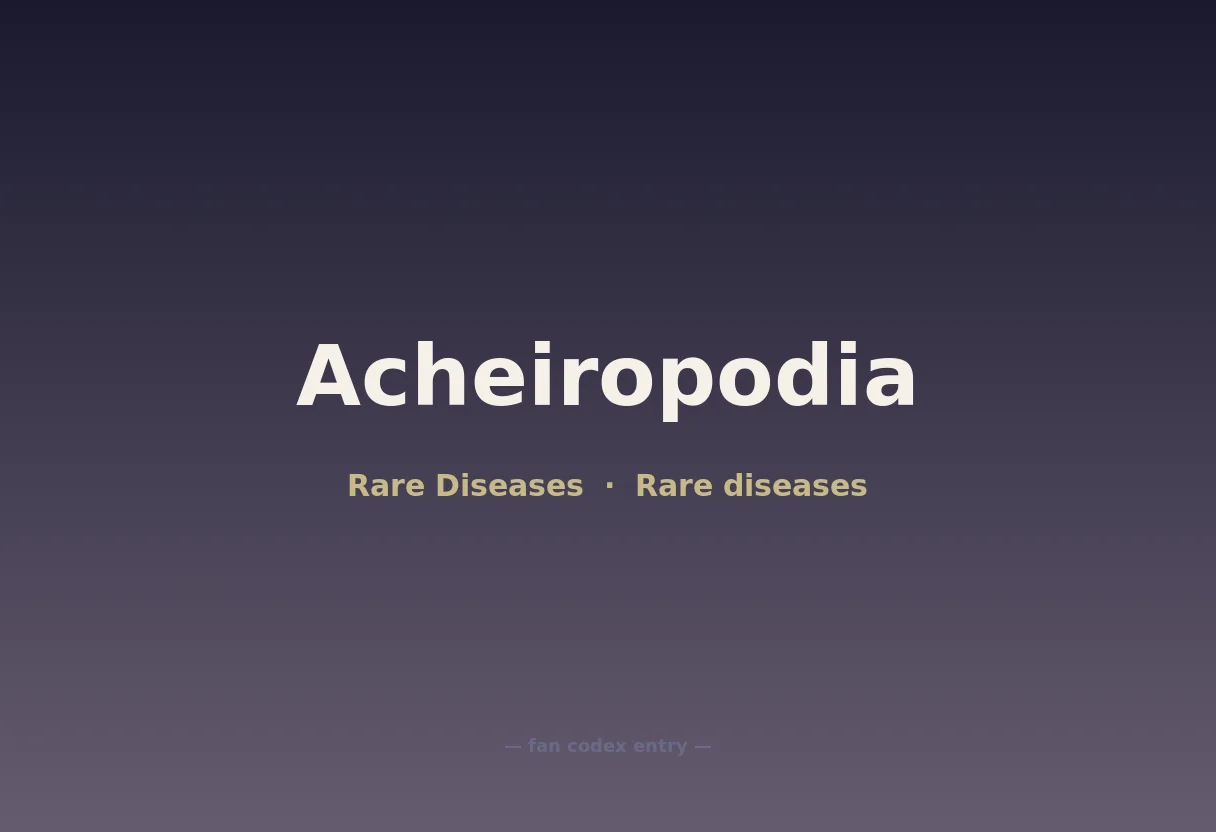 Acheiropodia