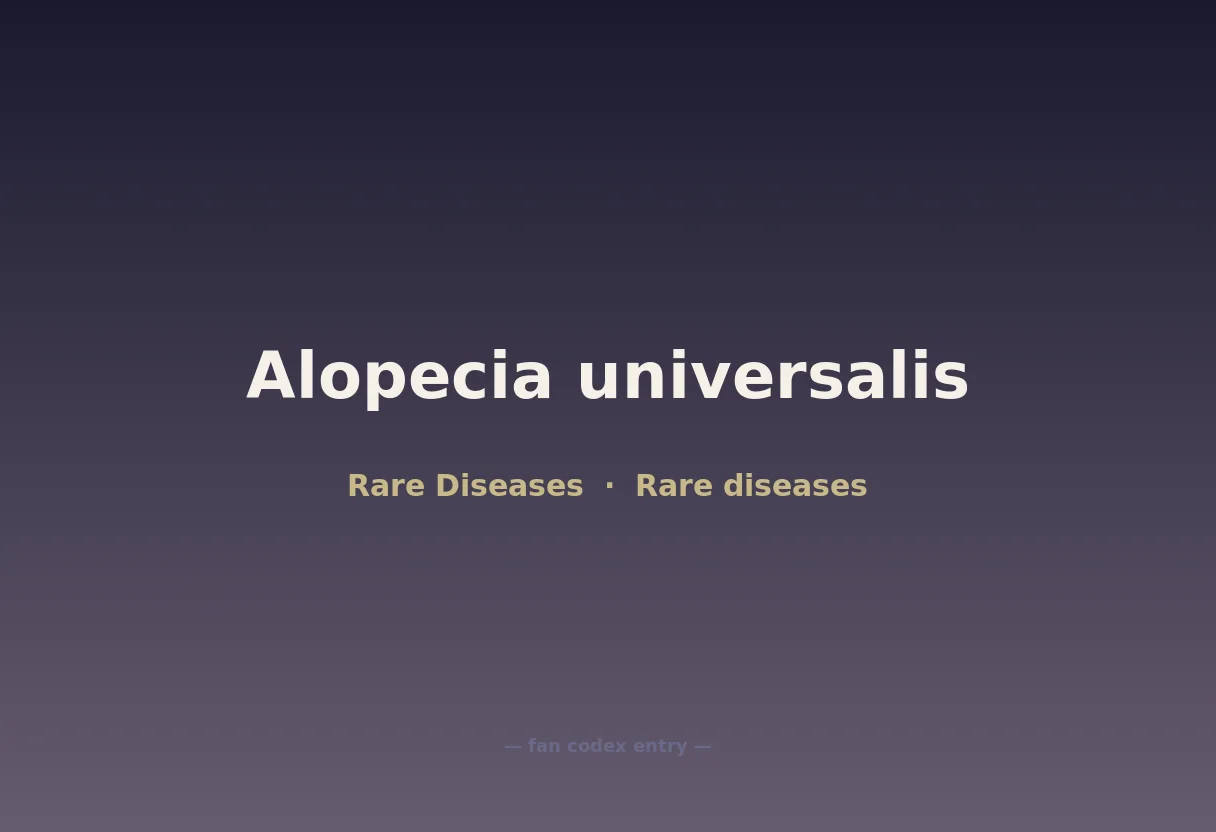 Alopecia universalis