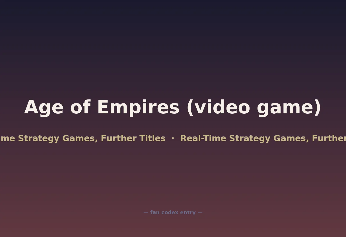 Age of Empires (video game)