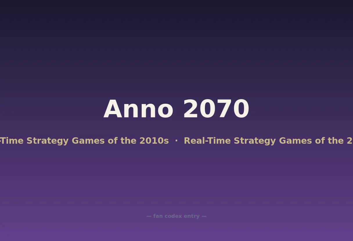 Anno 2070