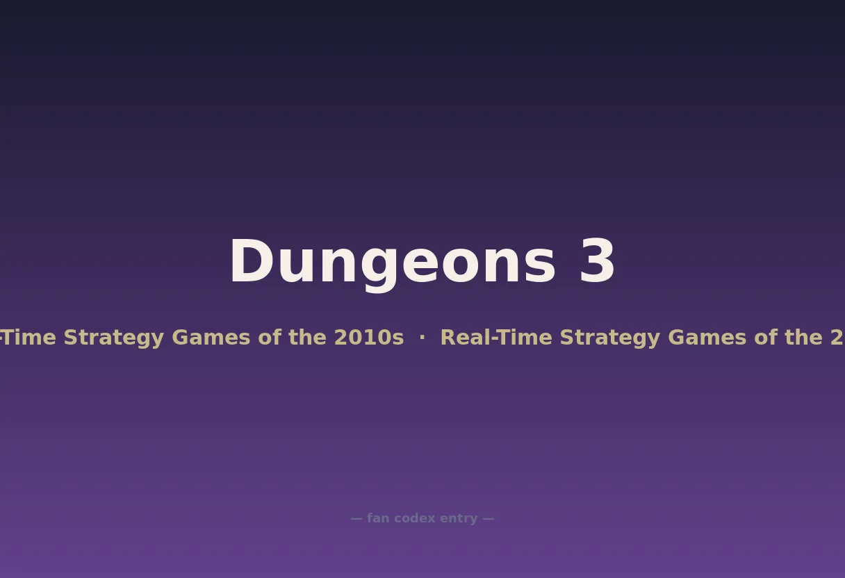Dungeons 3