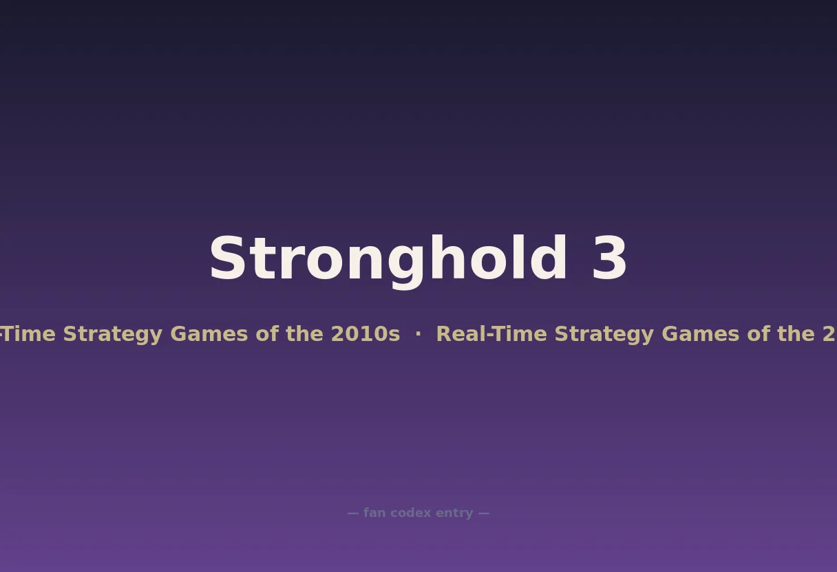 Stronghold 3
