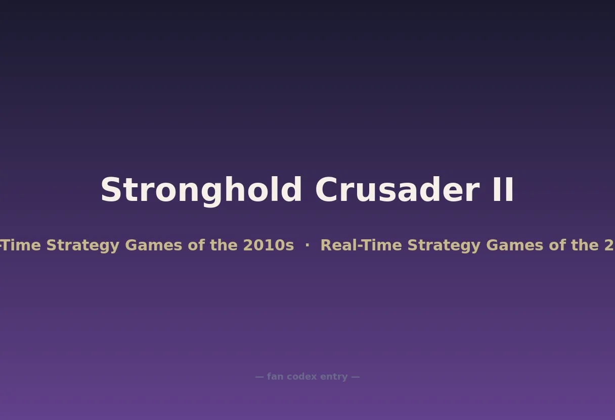 Stronghold Crusader II