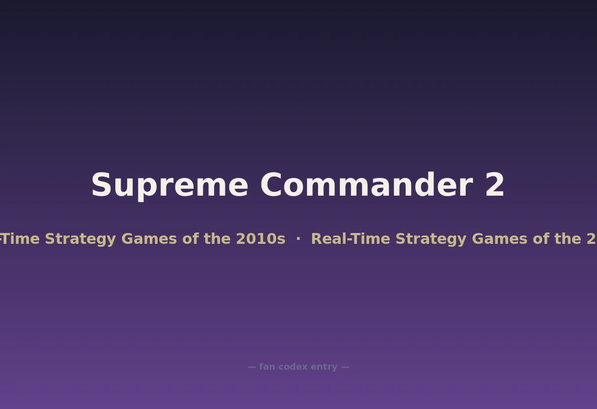 Supreme Commander 2
