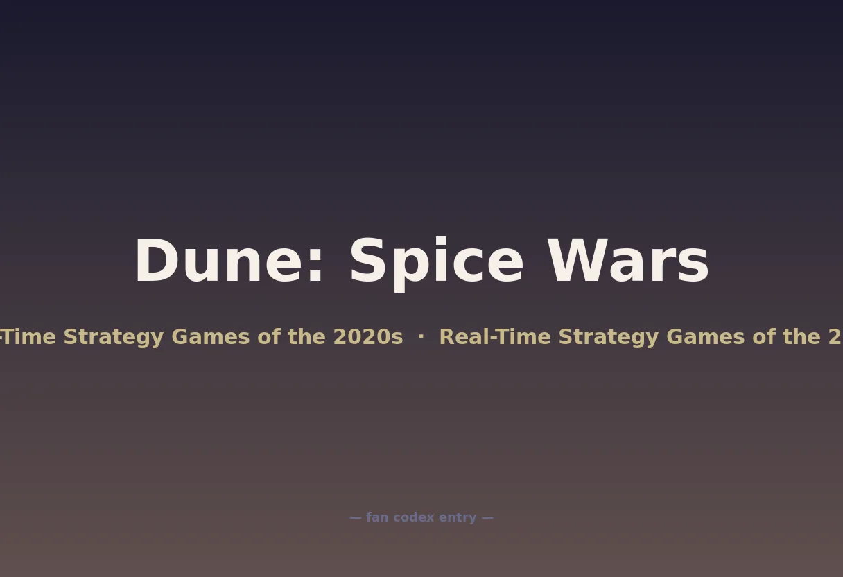 Dune: Spice Wars