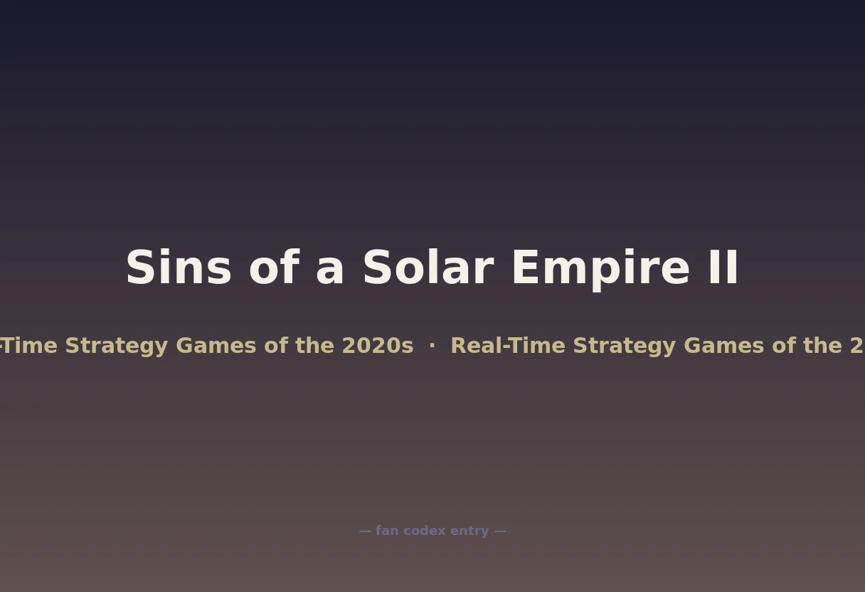 Sins of a Solar Empire II