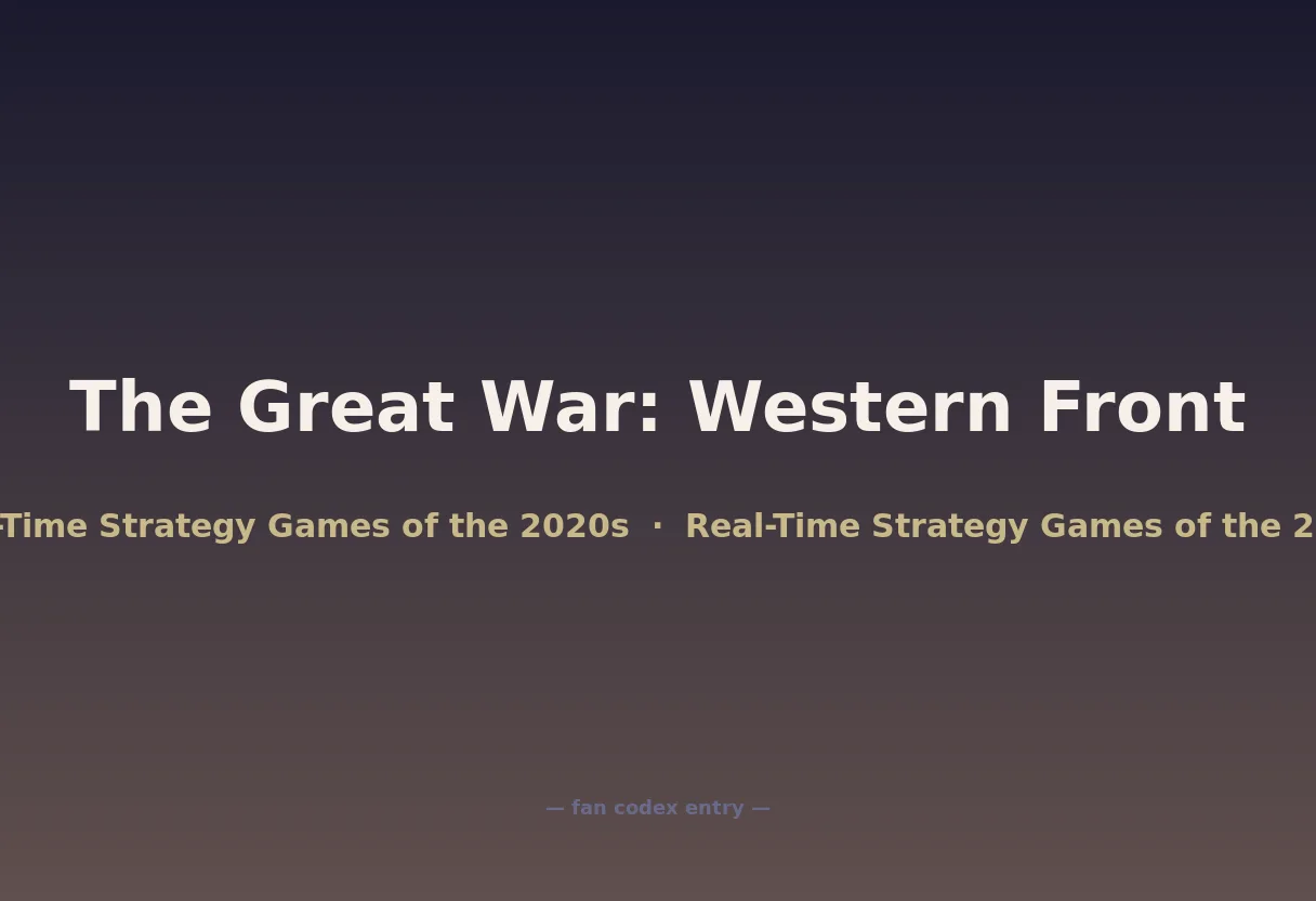 The Great War: Western Front