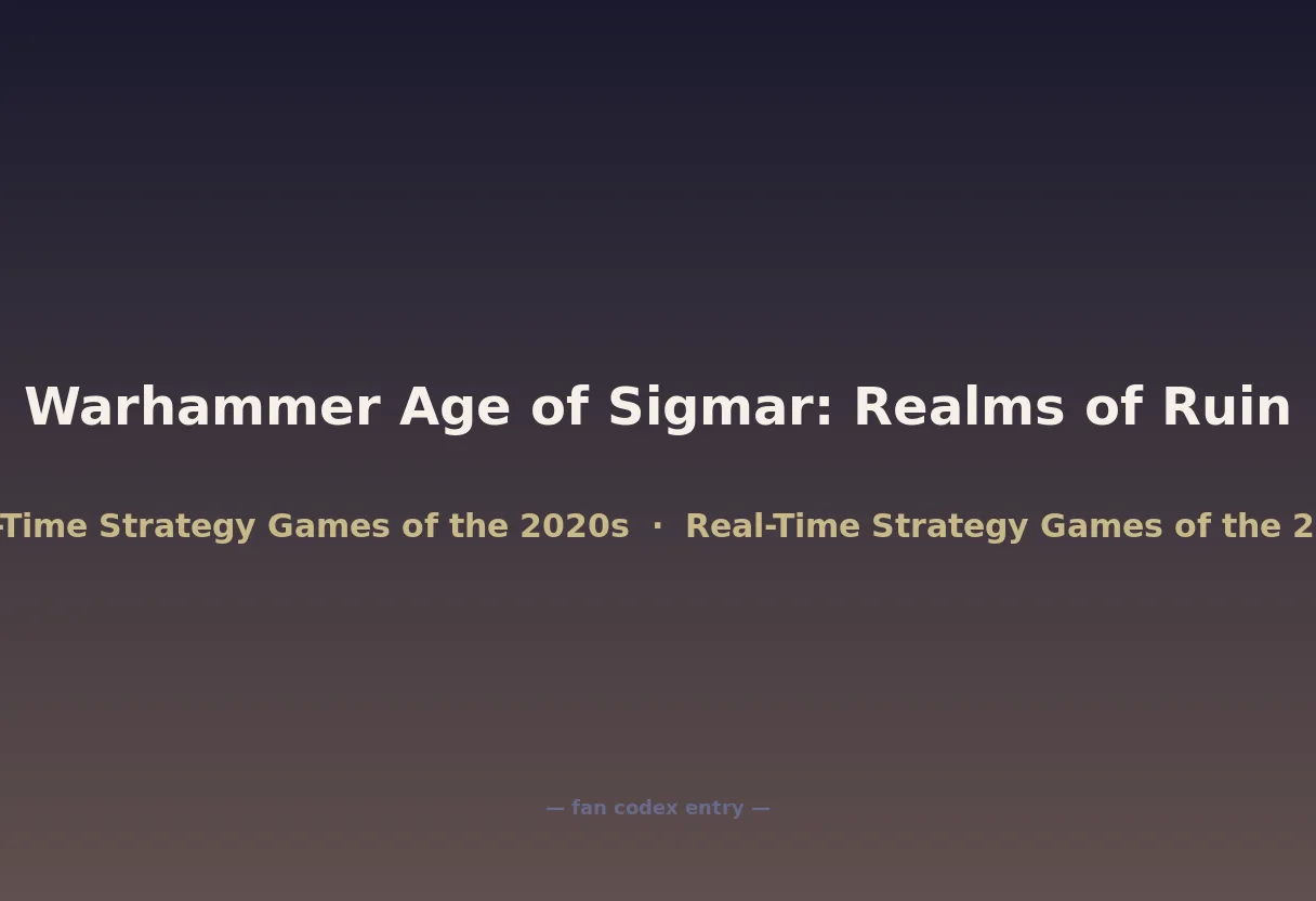 Warhammer Age of Sigmar: Realms of Ruin