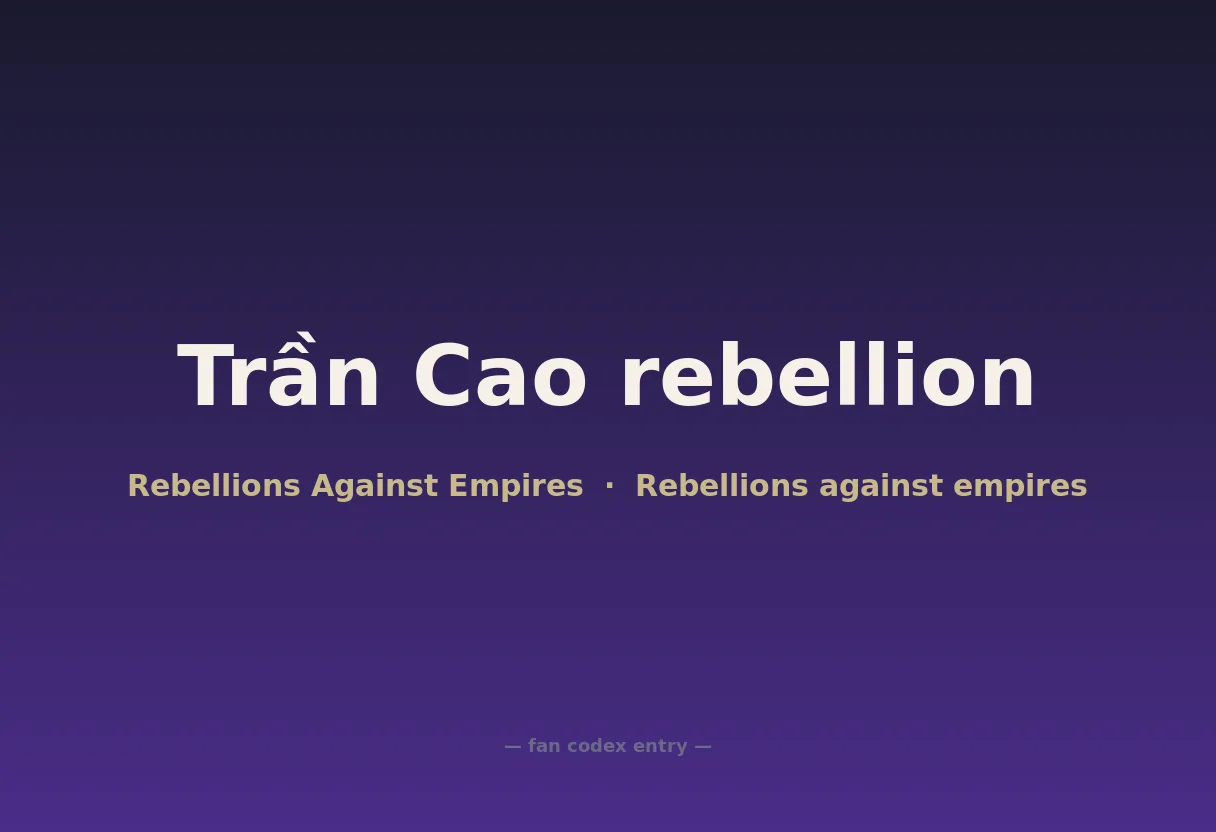 Trần Cao rebellion