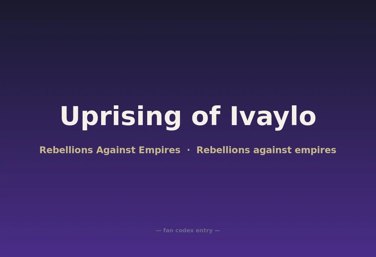 Uprising of Ivaylo