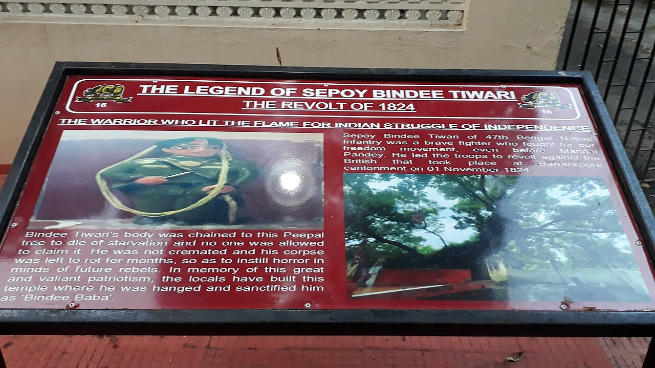 Barrackpore mutiny of 1824