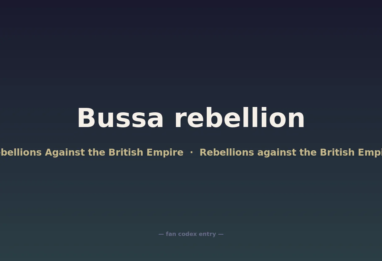 Bussa rebellion