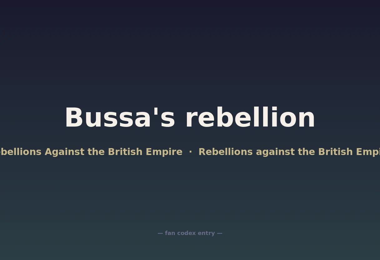 Bussa's rebellion