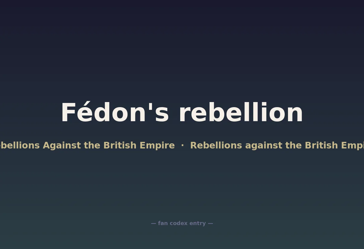 Fédon's rebellion