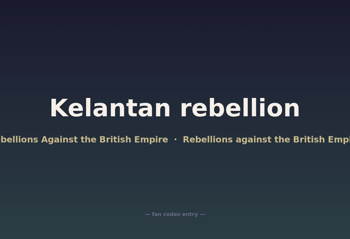 Kelantan rebellion