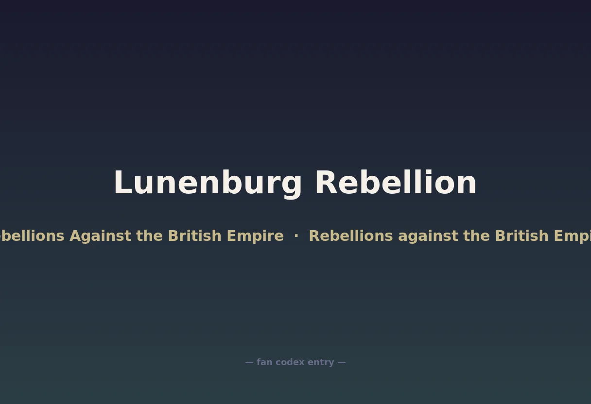 Lunenburg Rebellion