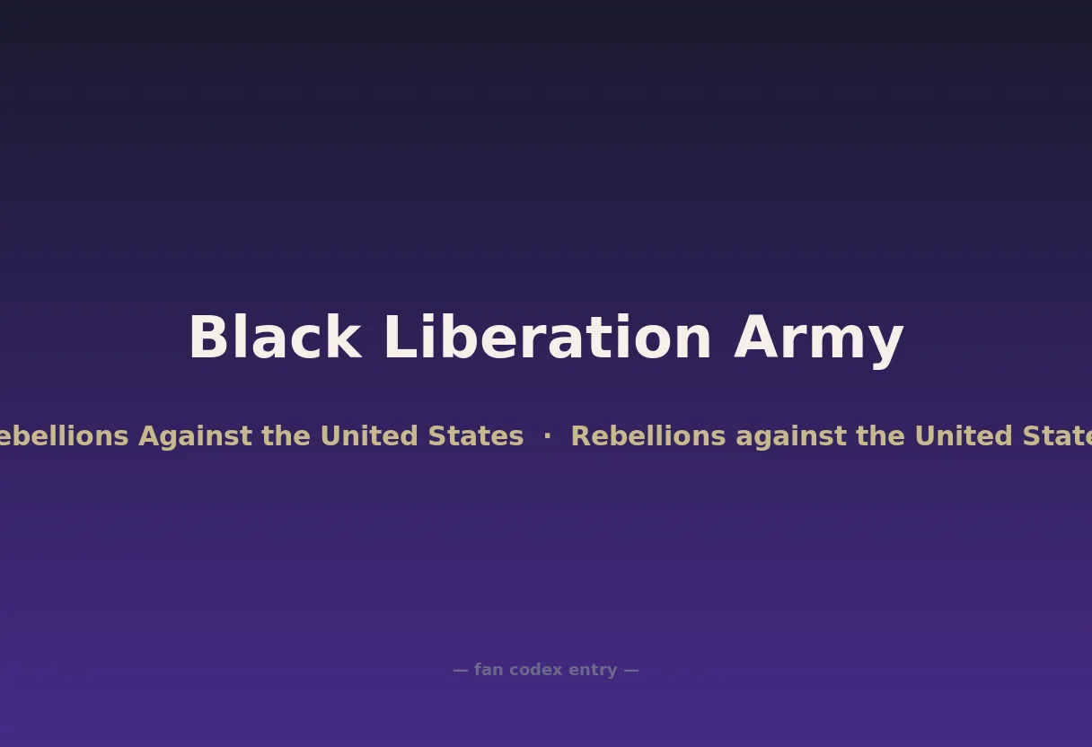 Black Liberation Army