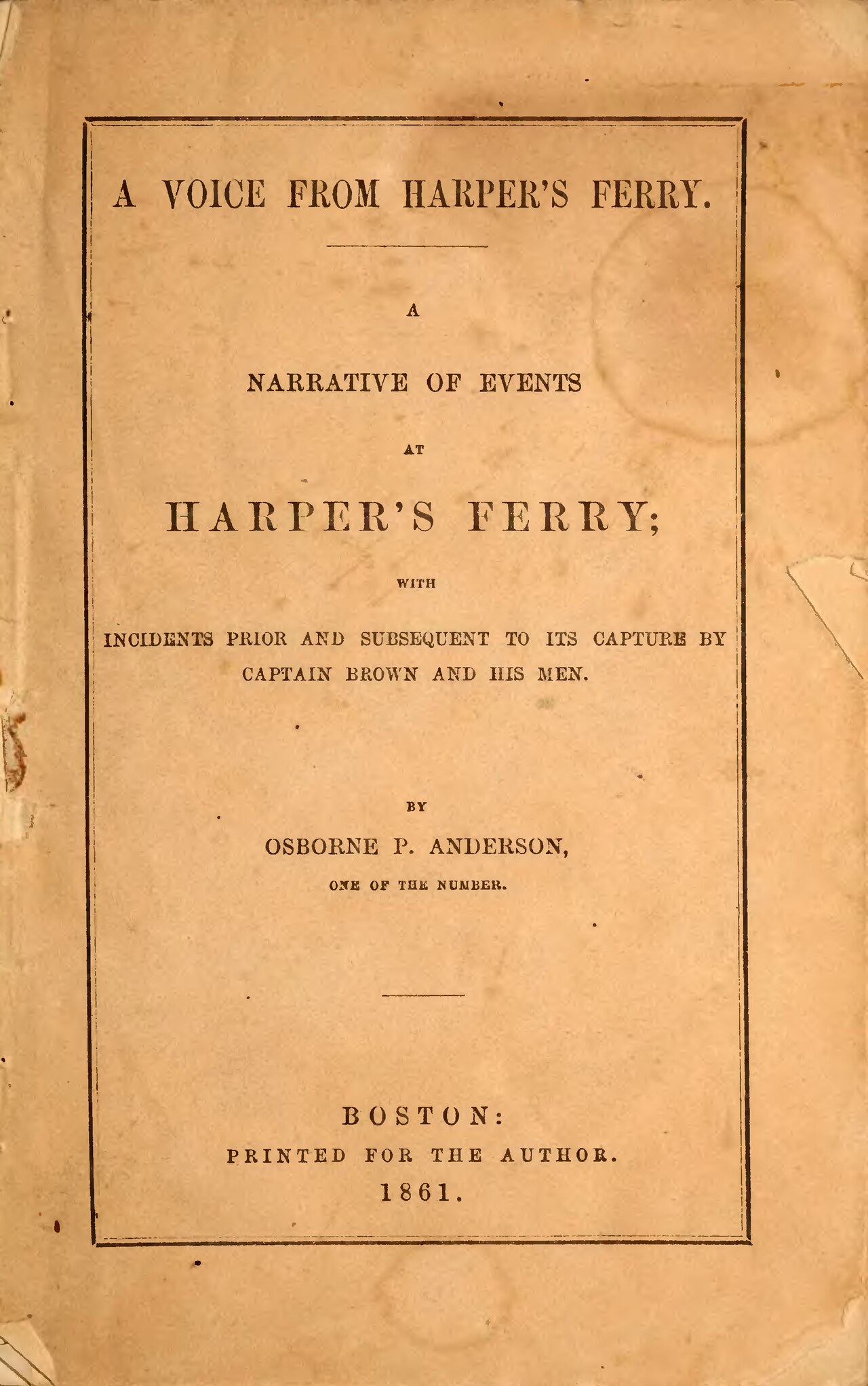 John Brown's raid on Harpers Ferry