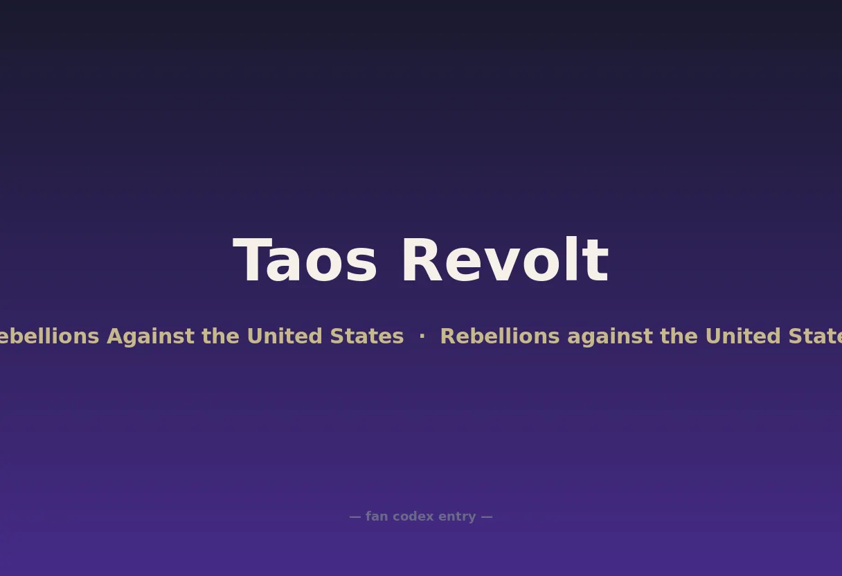 Taos Revolt