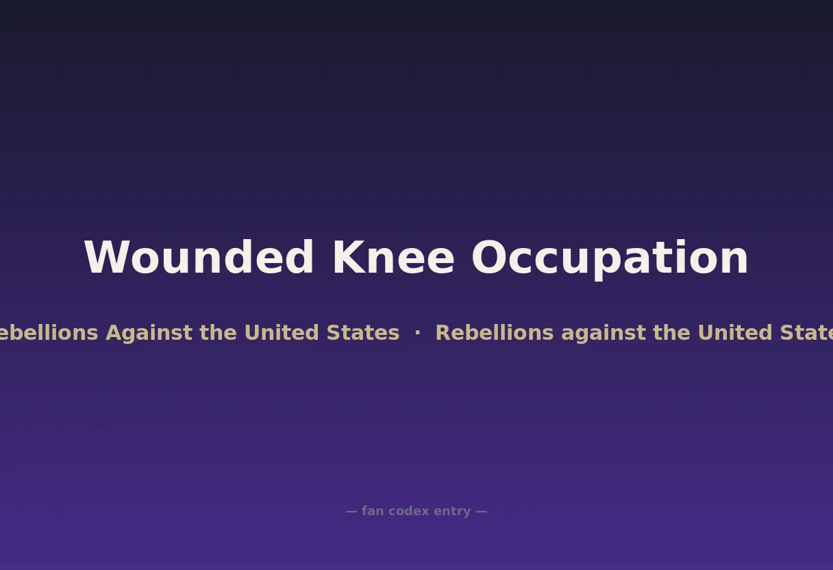 Wounded Knee Occupation