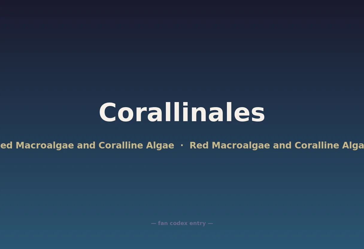 Corallinales