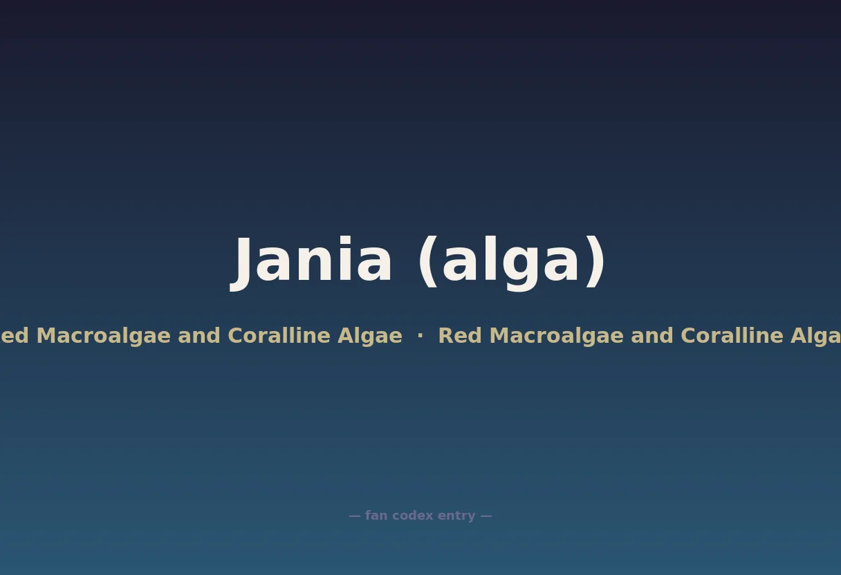 Jania (alga)