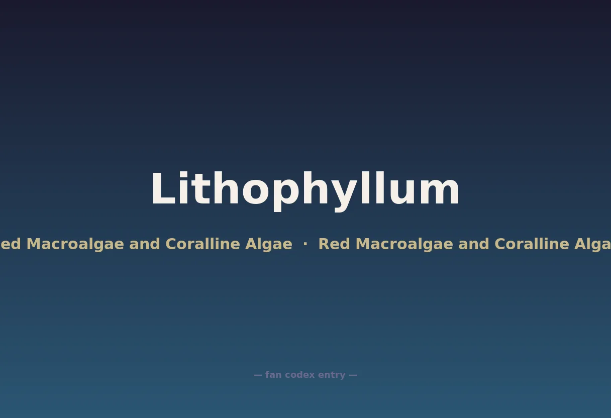 Lithophyllum