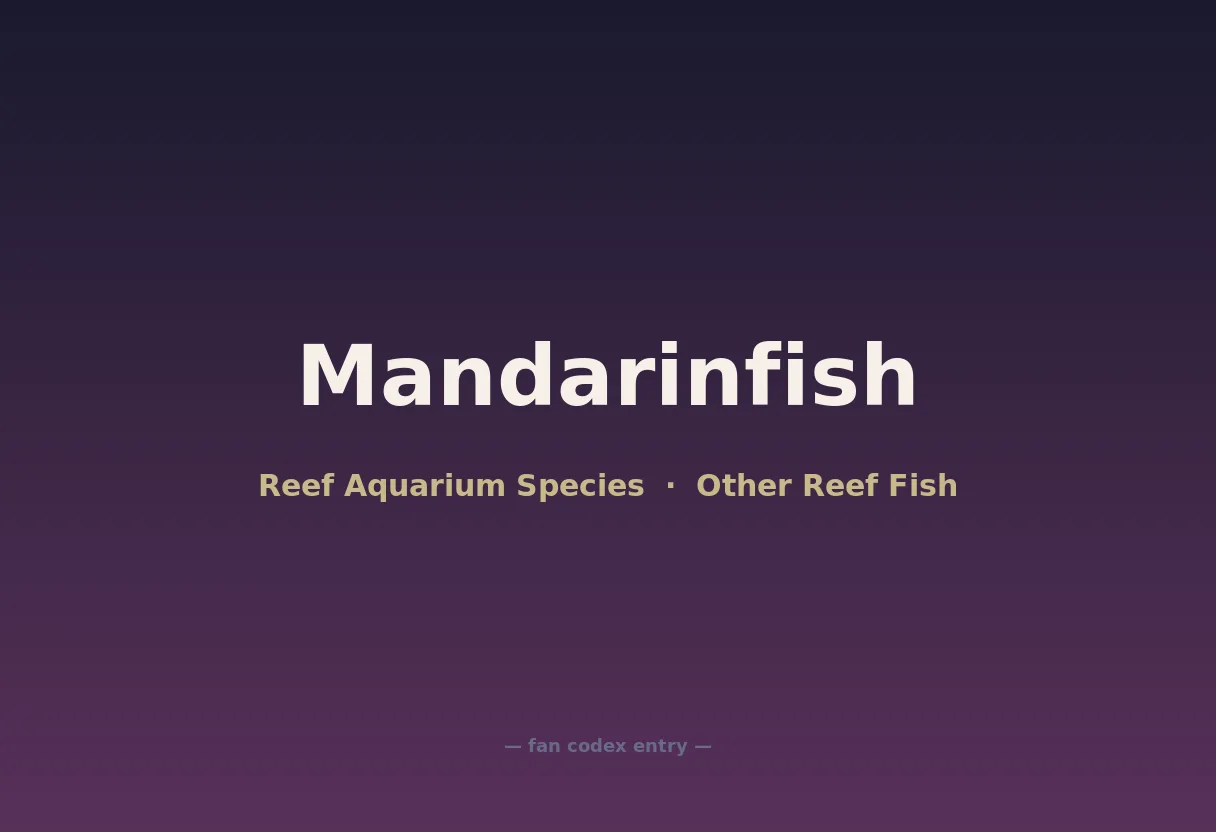 Mandarinfish