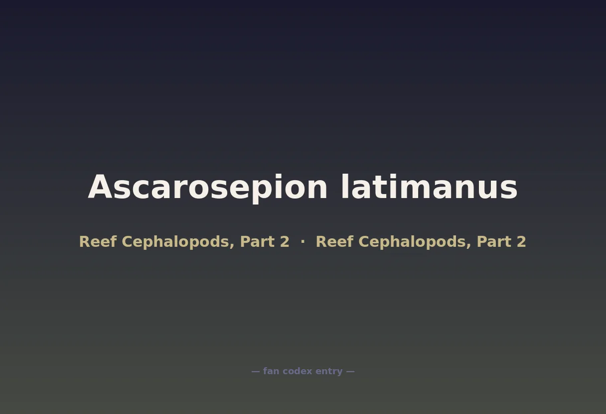 Ascarosepion latimanus