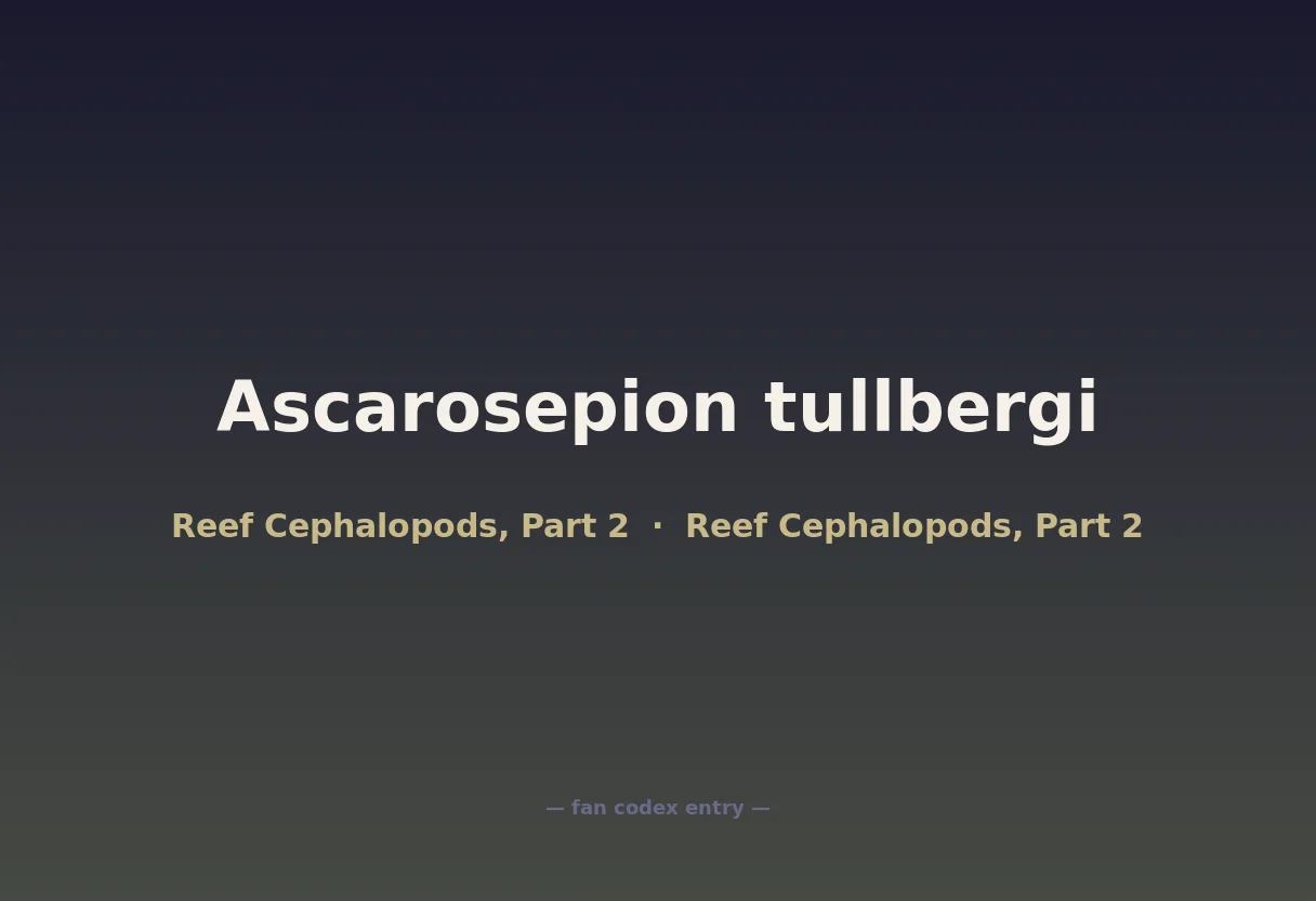 Ascarosepion tullbergi