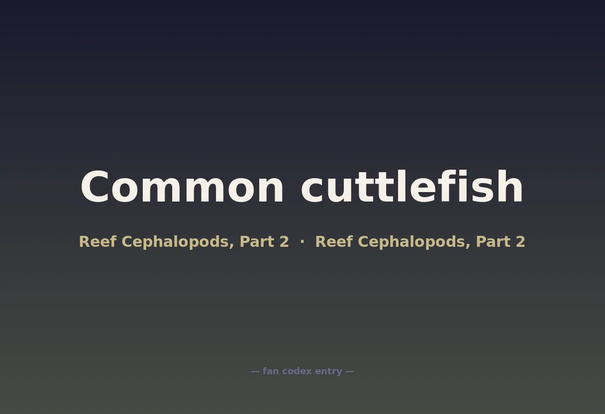 Common cuttlefish