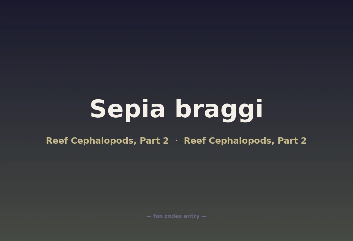 Sepia braggi