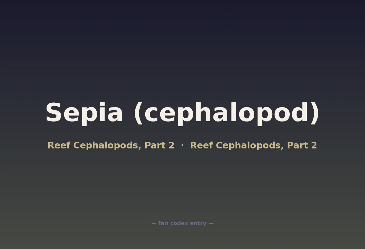 Sepia (cephalopod)
